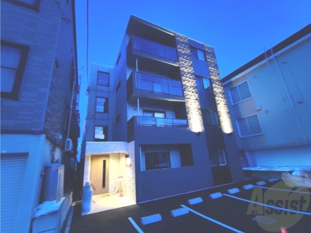 建物外観　完成予想パース　「ｐｒｅｃｉｏｕｓ　ｋｉｔａ２４」