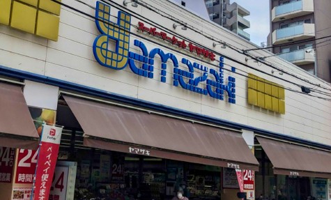 スーパー　スーパーヤマザキ三筋店（スーパー）まで445m