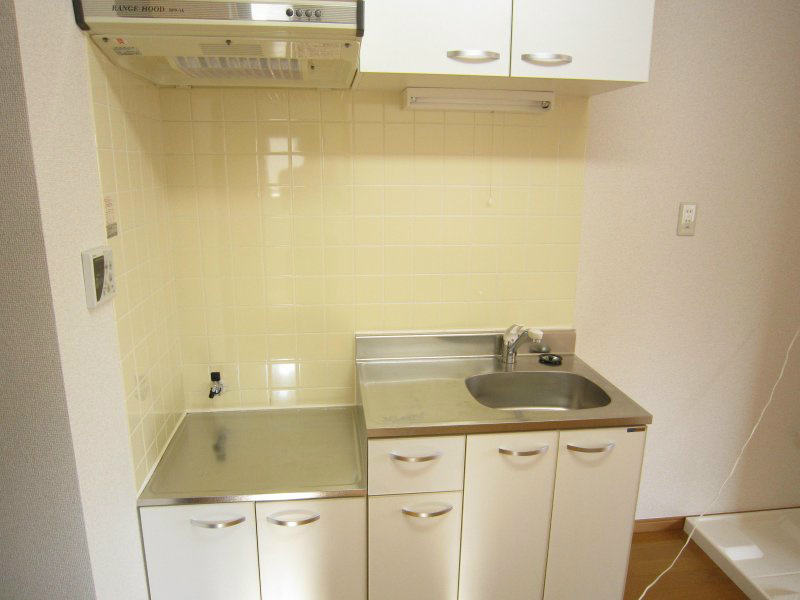 キッチン　キッチンには2口ガスコンロが設置可能です