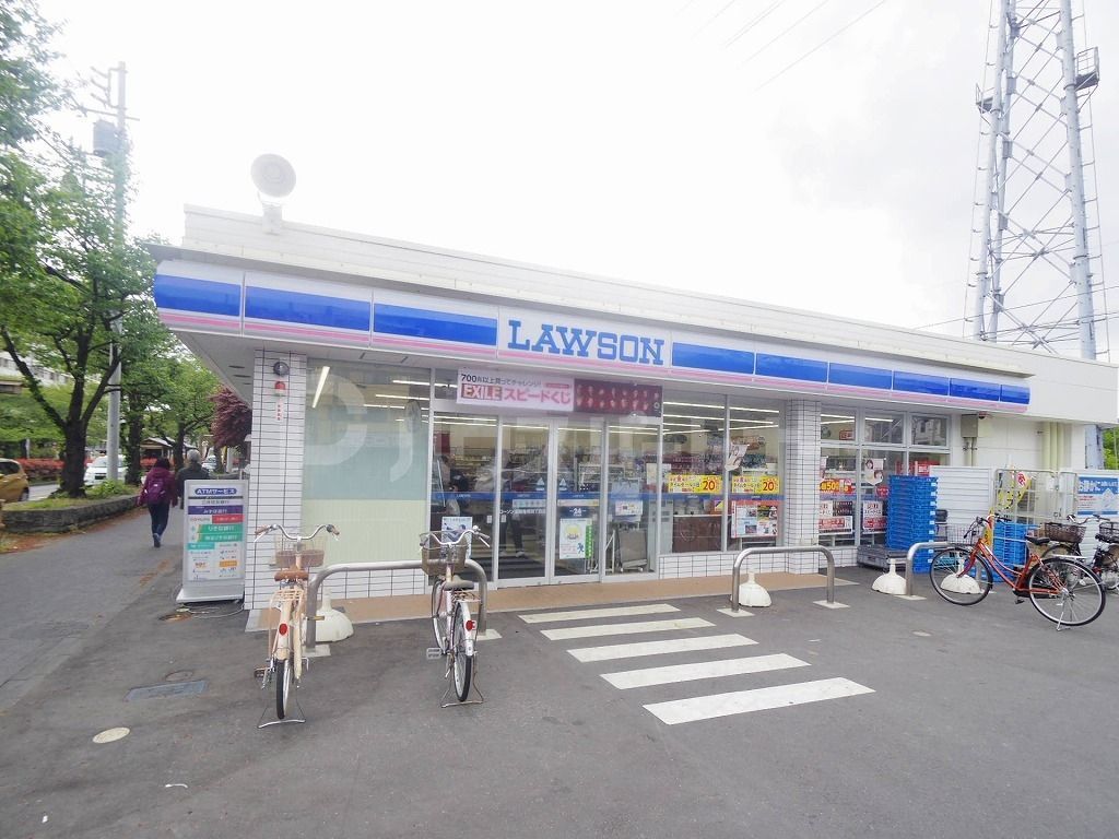 コンビニ　ローソン葛飾亀有4丁目店（コンビニ）まで100m