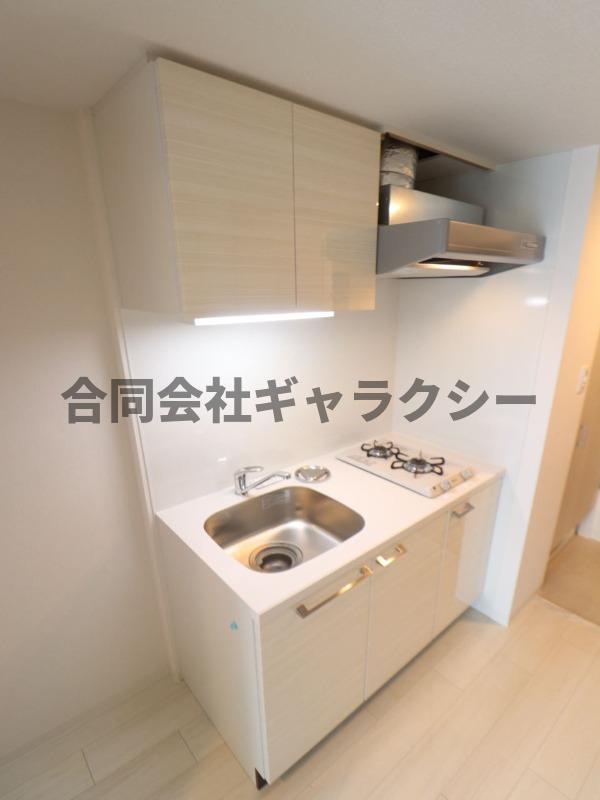 キッチン　ガス2口コンロ付き