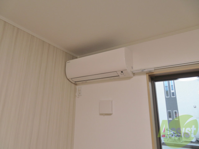 その他設備　エアコンが付いているのでお部屋の温度調整が出来そう。