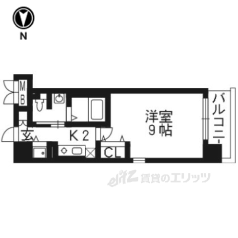 リーガル京都四条河原町通りの間取り写真