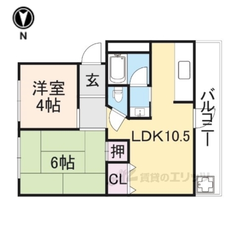 菅原三和マンションの間取り写真