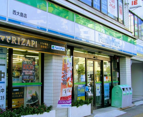 コンビニ　ファミリーマート西大島店（コンビニ）まで147m