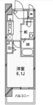 アスリート本町リバーウエストの間取り写真