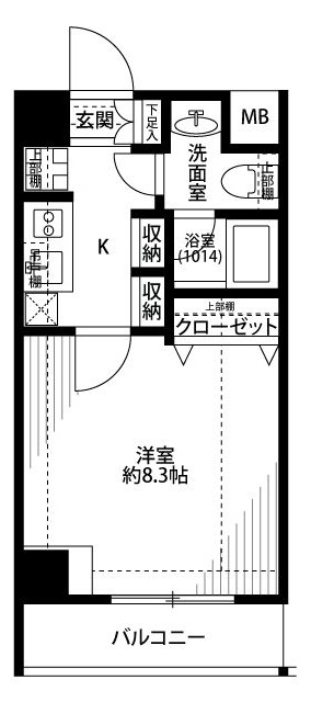 プレール・ドゥーク高円寺IIの間取り写真