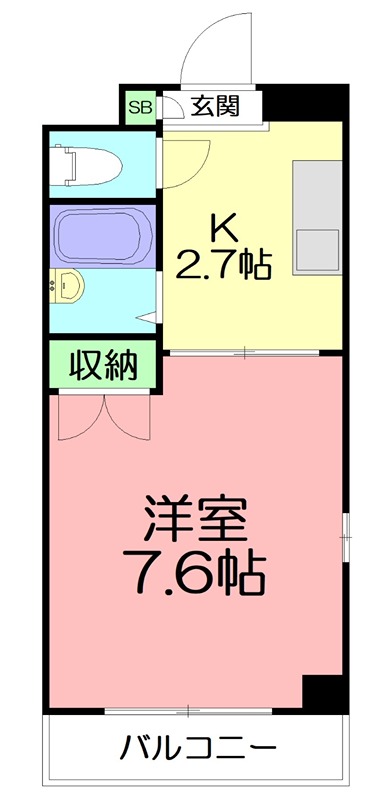 ソレイユ三和の間取り写真