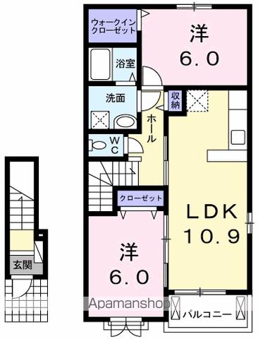 サファイアAの間取り写真