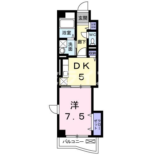 大阪モノレール本線 南摂津駅 徒歩6分 3階建 築18年の間取り写真