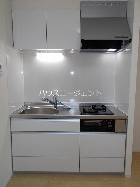 キッチン　2口ガスシステムキッチンです。
