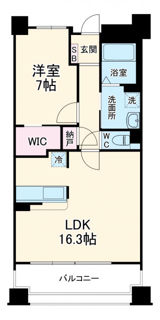 グラン・アベニュー名駅南の間取り写真