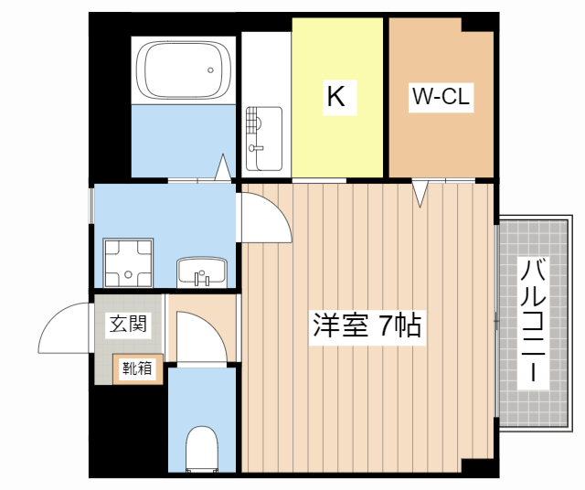 ＪＲ東海道本線 野洲駅 徒歩13分 2階建 築17年の間取り写真
