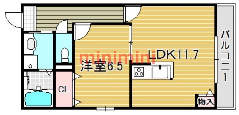 Q’sメゾンの間取り写真
