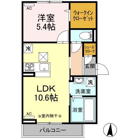 クレストハイムの間取り写真
