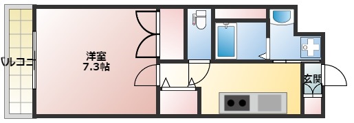 VILLA FLORAの間取り写真