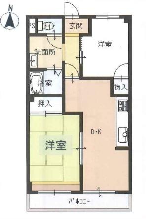 アンボワーズ31/3Fの間取り写真