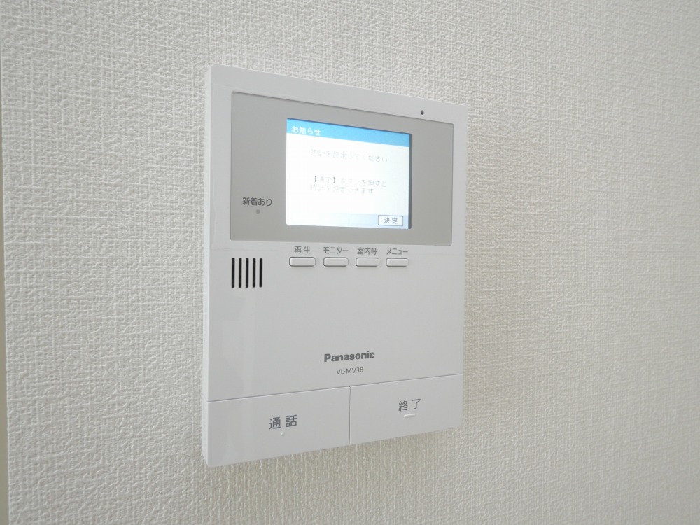 セキュリティ　防犯面に配慮したＴＶモニターホン付きです！