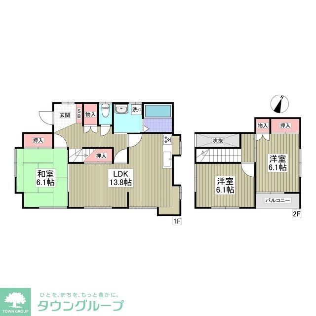 リブレス押切戸建の間取り写真