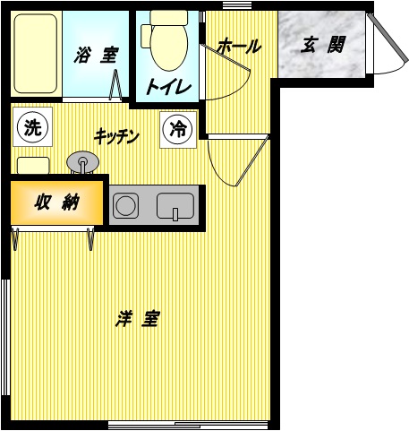 ＪＲ中央線 武蔵小金井駅 徒歩4分 4階建 築22年の間取り写真