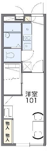 静岡県島田市宮川町（アパート）の賃貸物件の間取り