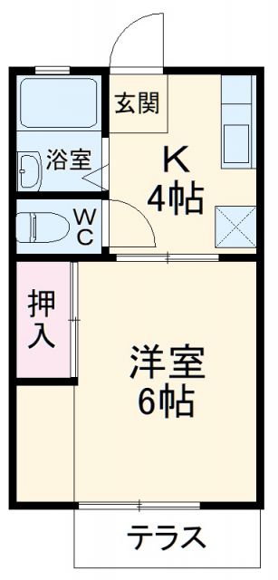 ヴィラ桔梗の間取り