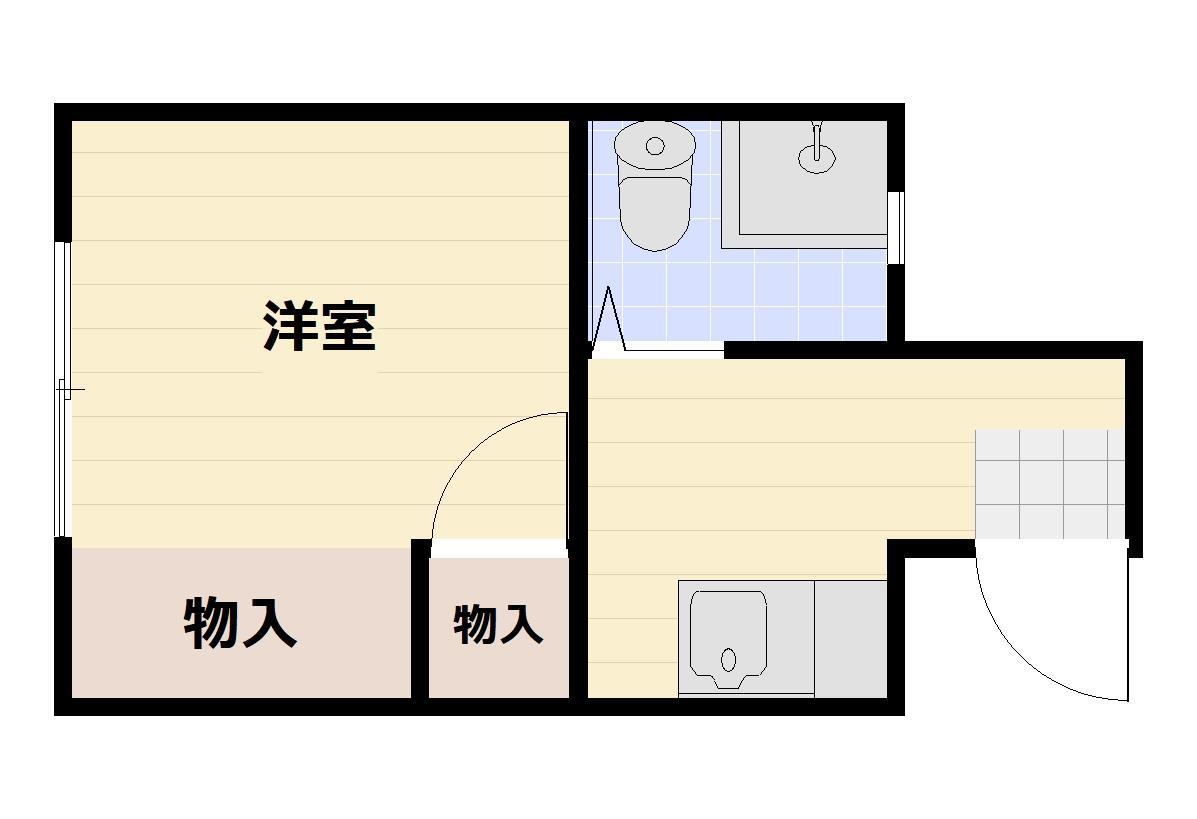 南方ハイツの間取り