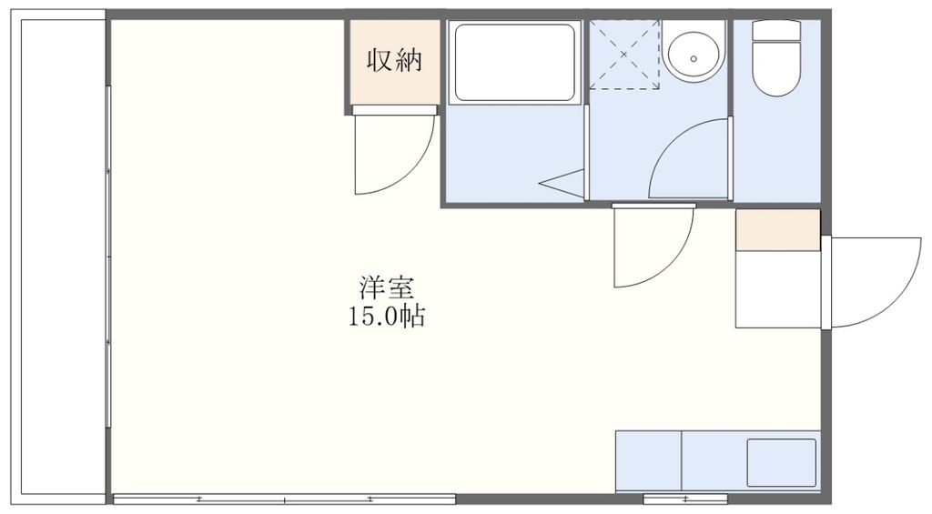 【コーポ若竹の間取り】