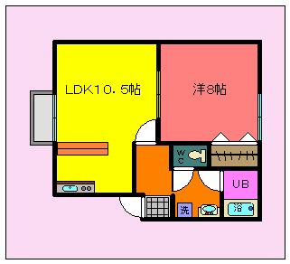 ビューテイ－ハイツの間取り