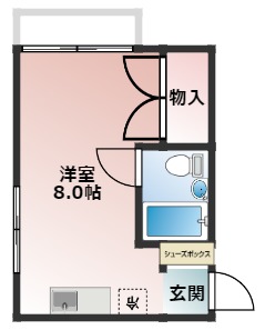 レインボーMビルの間取り