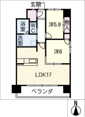 フォレスト．Ｎの間取り