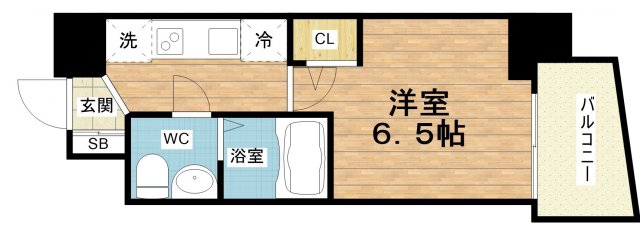 セレニテ天満橋アリアの間取り