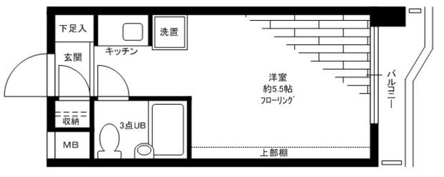 勝鬨ハイデンスの間取り