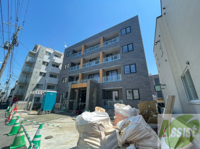 建物外観　札幌市白石区菊水一条「ＬＡＰＥＡＣＥ菊水」