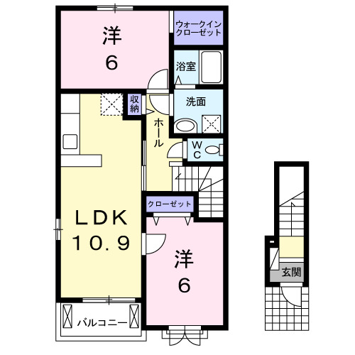 サーフサイドの間取り