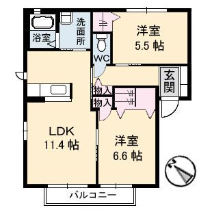 メゾンドールジュエの間取り