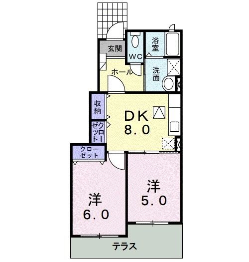 プロムナード　アイＡの間取り