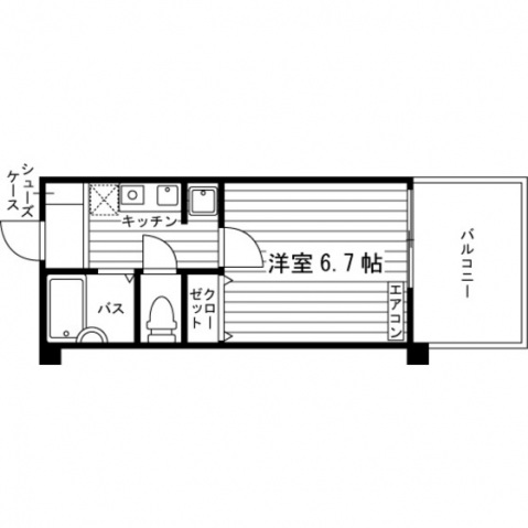 プラート高井戸の間取り