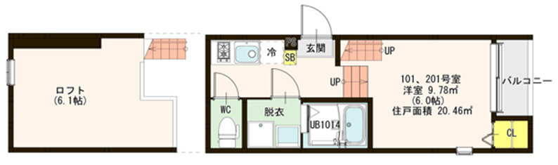 一本杉ヒルズの間取り