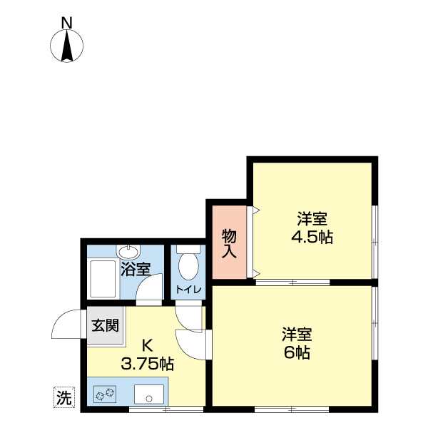 【フラットケン南柏の間取り】