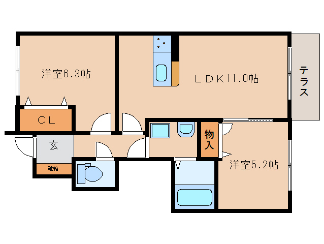 アンビエラの間取り