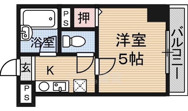 木川東エクセルハイツの間取り