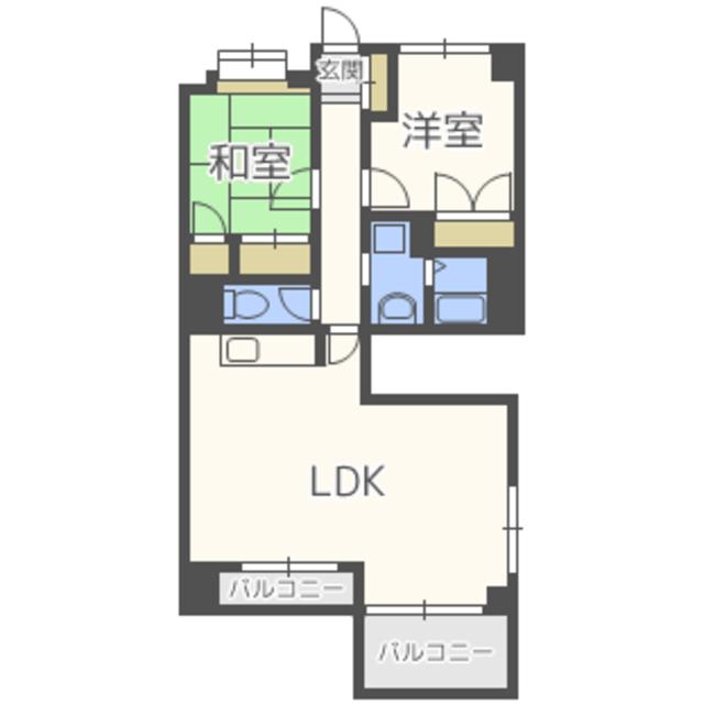 グラメゾン那珂川の間取り