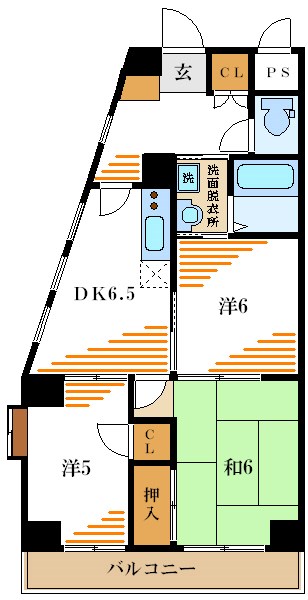 プレステージIの間取り