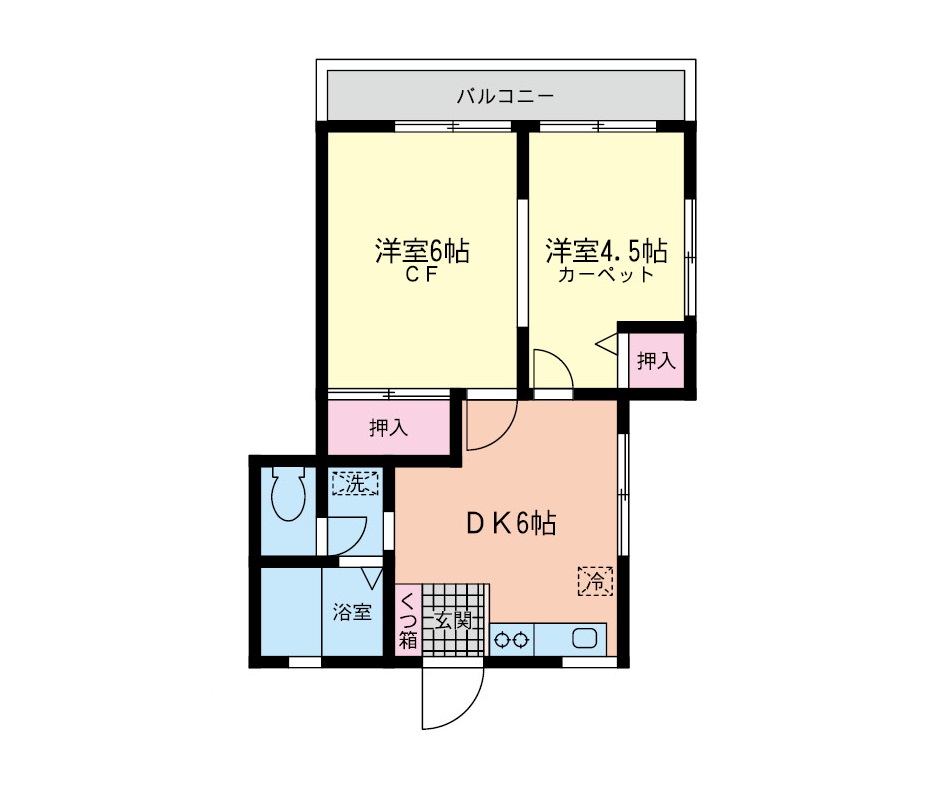 エトワールハイツの間取り