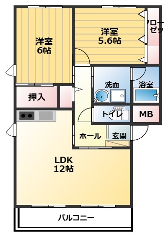 CaSa・大野原の間取り