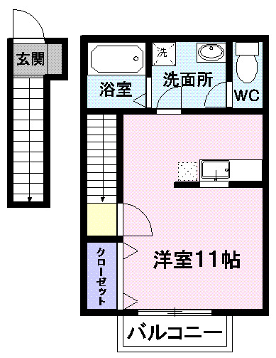 モンターニャ　パセオの間取り