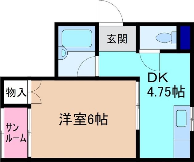 メゾンプチジェンヌの間取り