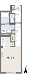 名古屋市東区東大曽根町のマンションの間取り