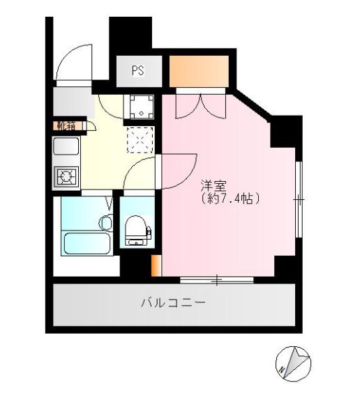 エクセリア白金高輪の間取り